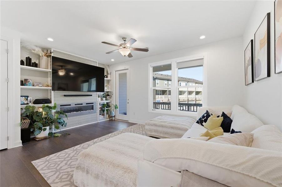 Furnished interior view inside a new home in , Duluth (Image 11).