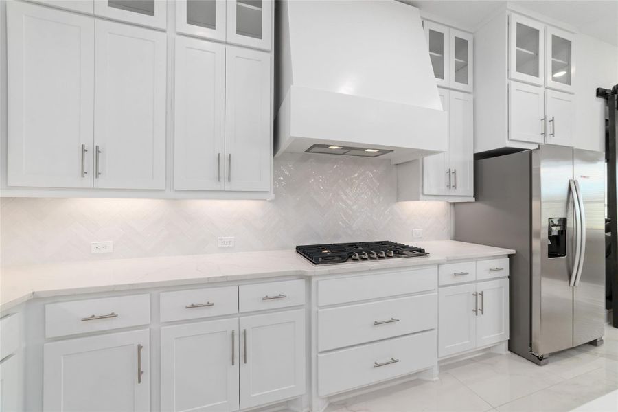 Furnished interior view inside a new home in Pomona 70' - Section 27, Manvel (Image 35).