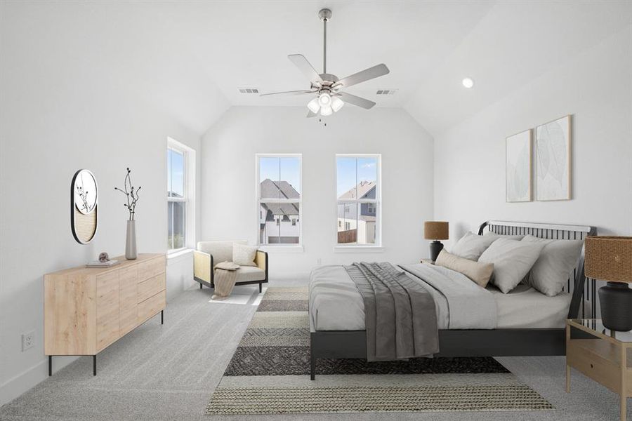 Furnished interior view inside a new home in Walsh Cottage, Fort Worth (Image 10).