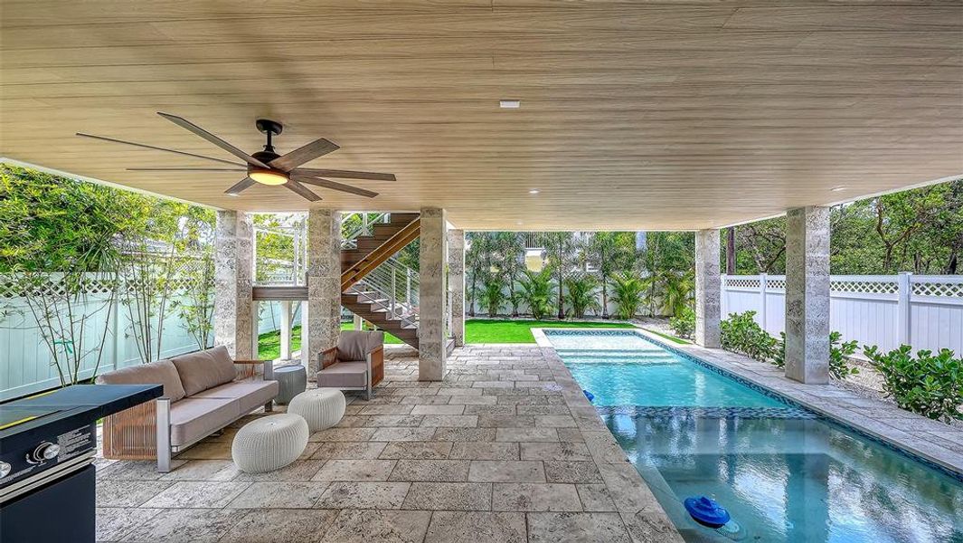 Exterior details and patio area of a home in , Holmes Beach (Image 25). Exterior details and patio area of a home in , Holmes Beach (Image 25).