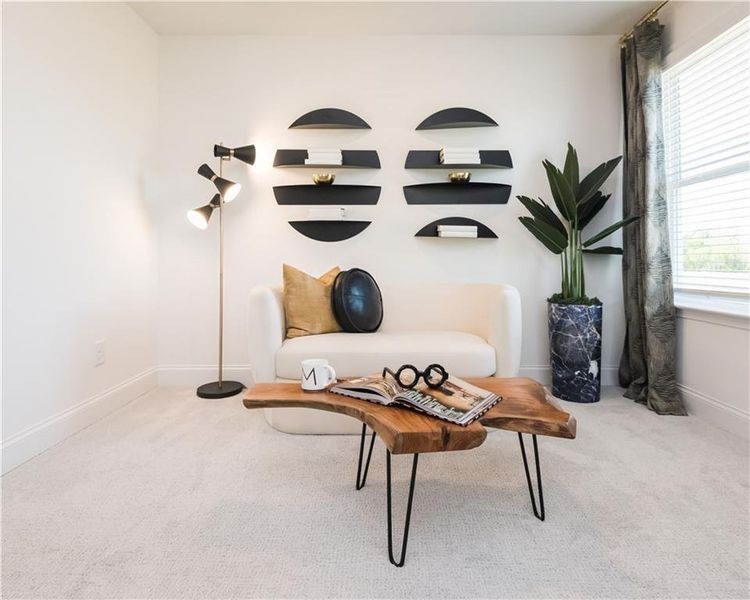 Furnished interior view inside a new home in Stratford Square, Lawrenceville (Image 9).