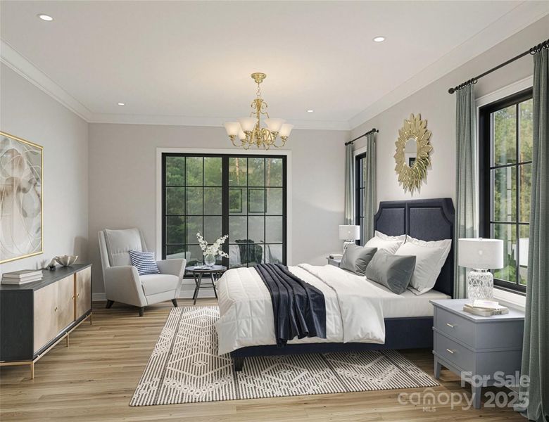 Furnished interior view inside a new home in , Charlotte (Image 7). Furnished interior view inside a new home in , Charlotte (Image 7).