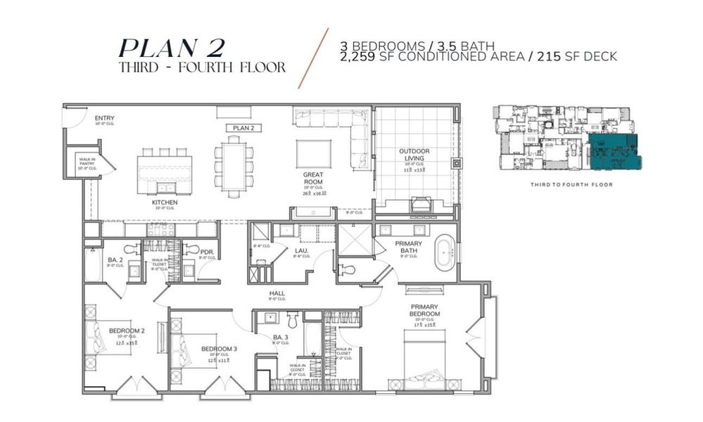 2D floor plan layout of this home in , Charlotte, NC (Image 3).
