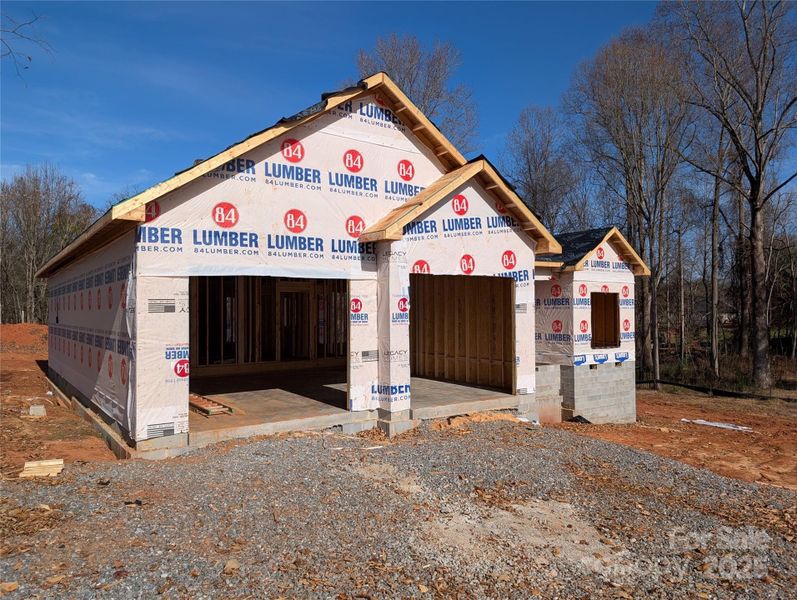 In-progress construction of a new home in , Hickory, NC (Image 3).