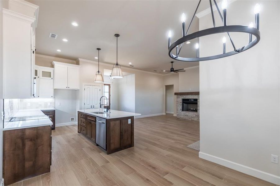 Furnished interior view inside a new home in , Tuscola (Image 3).