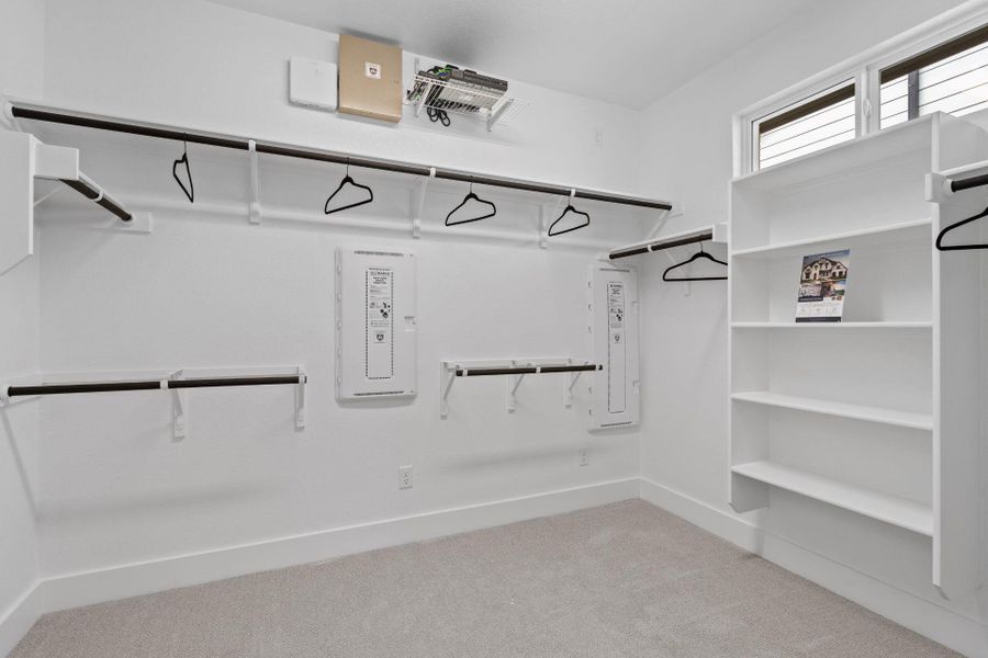 Walk-in closet in Primary Bedroom