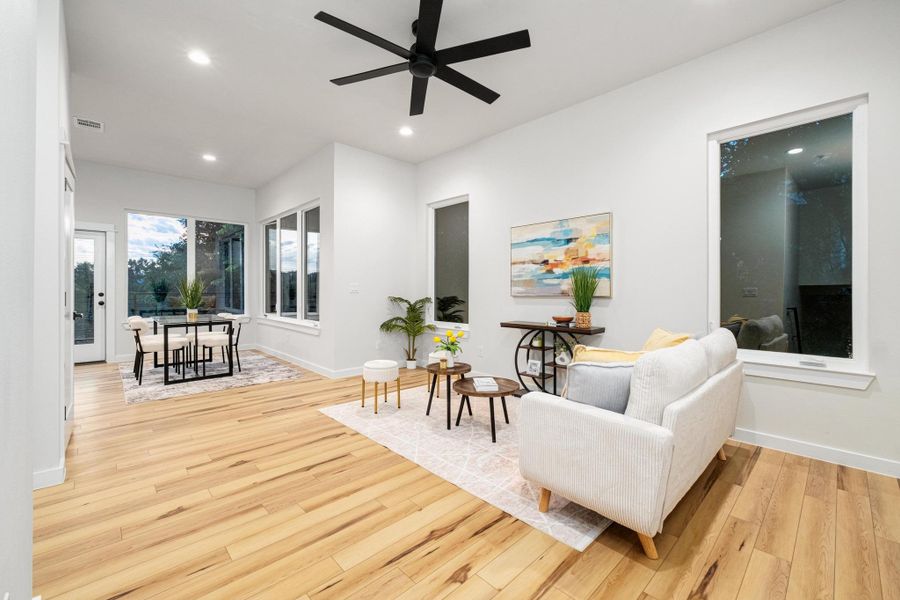 Furnished interior view inside a new home in , Austin (Image 5).
