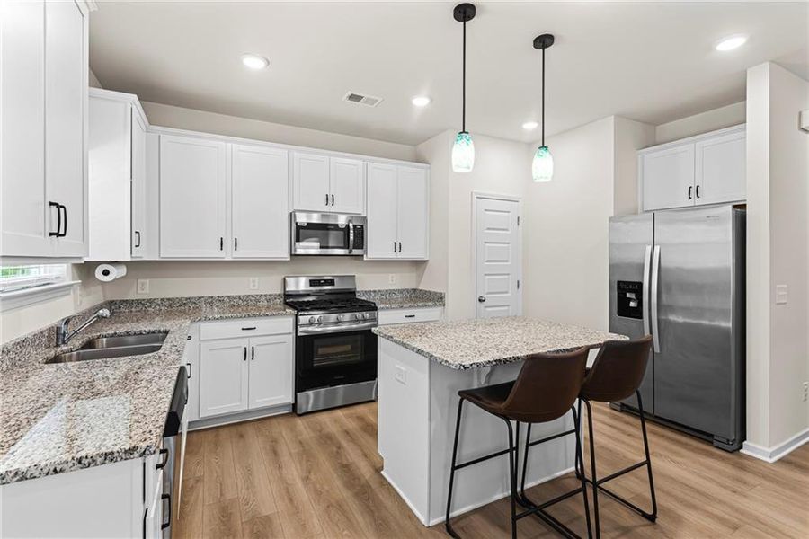 Furnished interior view inside a new home in Victoria Heights, Dallas (Image 10).