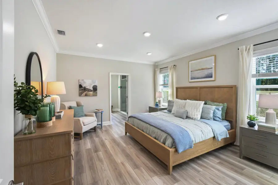 Representative furnished interior of a home built from the Drexel by Maronda Homes in Highland Park, Newberry (Image 33). Representative furnished interior of a home built from the Drexel by Maronda Homes in Highland Park, Newberry (Image 33).