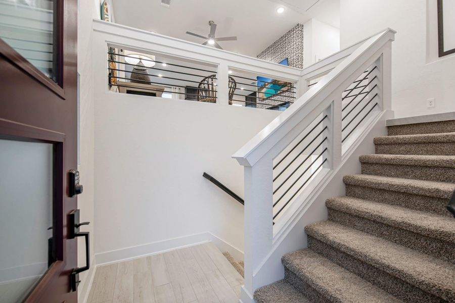 Spacious, unfurnished interior of a new home in Santa Rita Ranch, Liberty Hill (Image 22). Spacious, unfurnished interior of a new home in Santa Rita Ranch, Liberty Hill (Image 22).