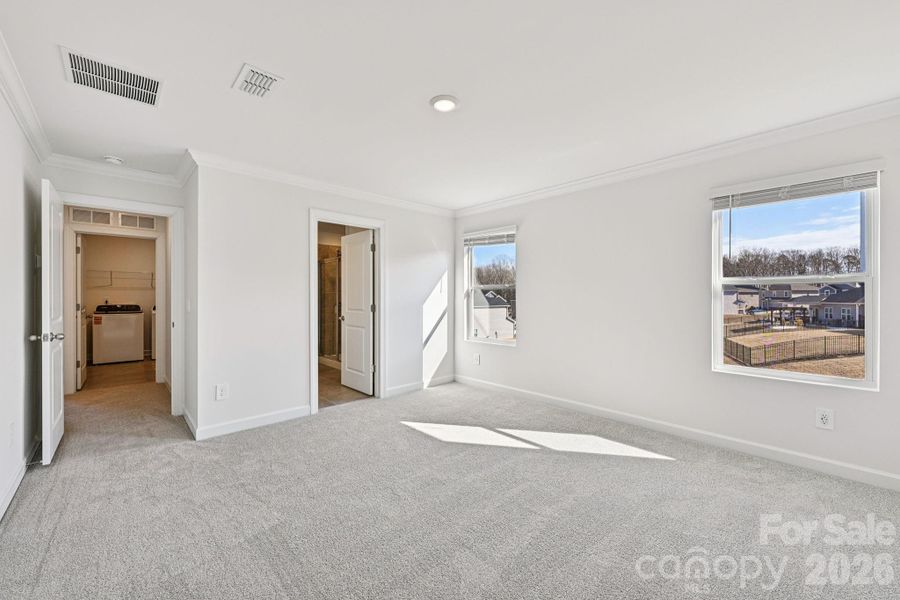 Spacious, unfurnished interior of a new home in Harper Landing, Stanley (Image 28).