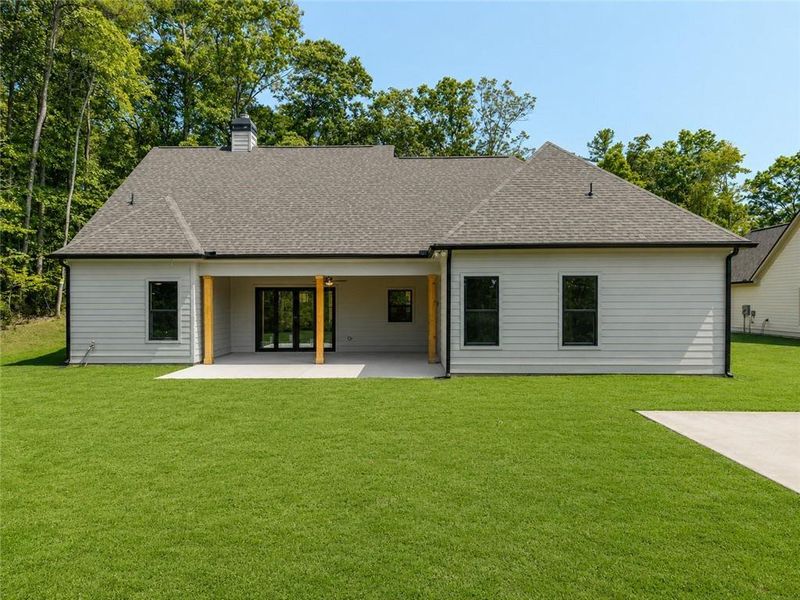 Exterior details and patio area of a home in , Ellijay (Image 4). Exterior details and patio area of a home in , Ellijay (Image 4).