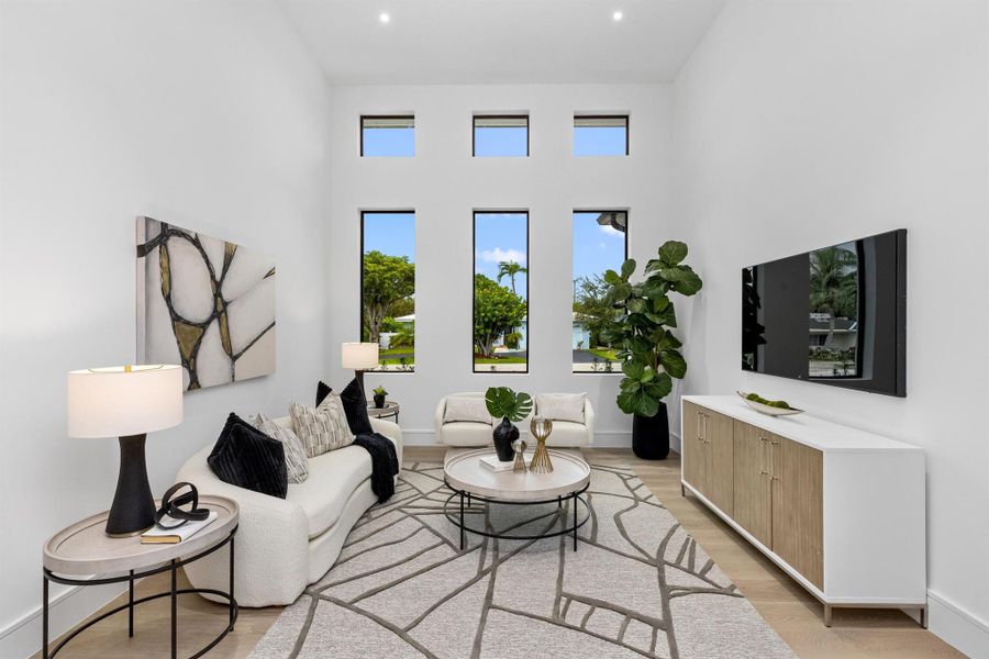 Furnished interior view inside a new home in , Delray Beach (Image 40).
