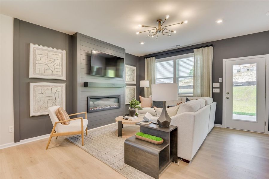 Representative furnished interior of a home built from the The Sadler by Stanley Martin Homes in Old Charleston Acres, Pelion (Image 6).