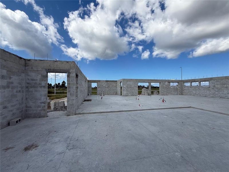 In-progress construction of a new home in , Cape Coral, FL (Image 5).