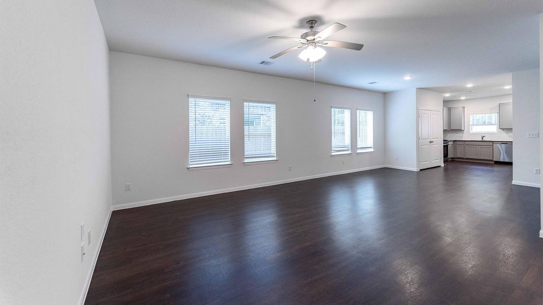 Spacious, unfurnished interior of a new home in The Canopies, Splendora (Image 14).
