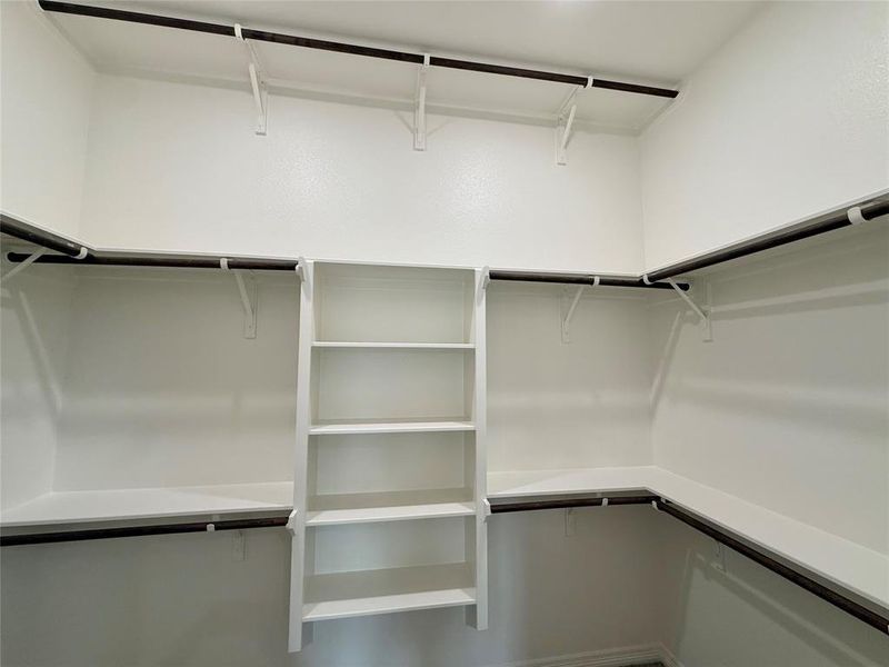 View of spacious closet