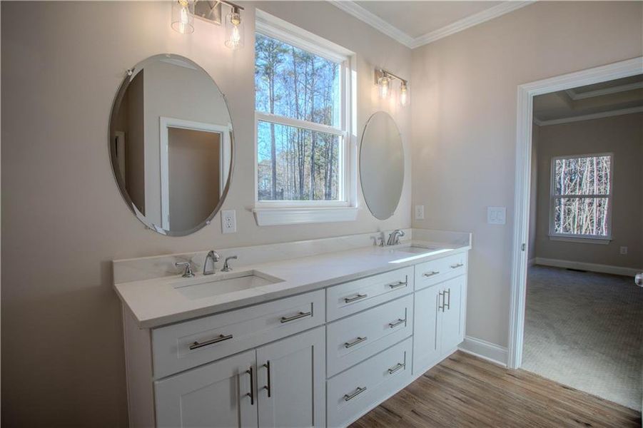 Furnished interior view inside a new home in , Villa Rica (Image 9). Furnished interior view inside a new home in , Villa Rica (Image 9).