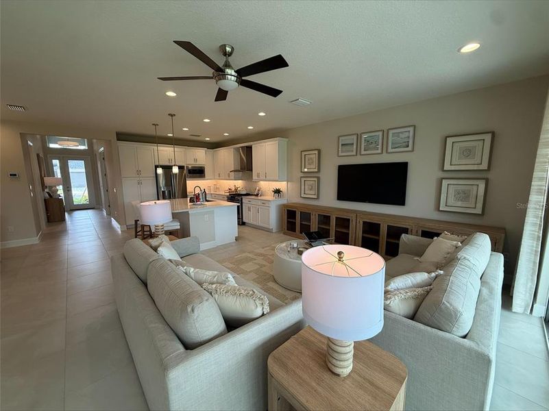 Furnished interior view inside a new home in Valencia Ridge (55+), Wesley Chapel (Image 20).
