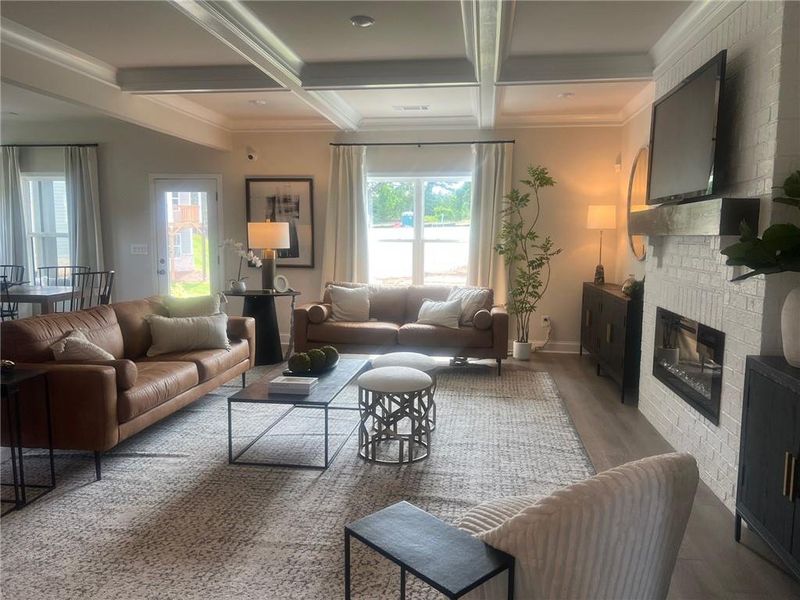 Furnished interior view inside a new home in Crofton Place Enclave, Snellville (Image 20).