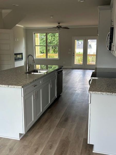 Furnished interior view inside a new home in Towns at Enclave, Lawrenceville (Image 8).
