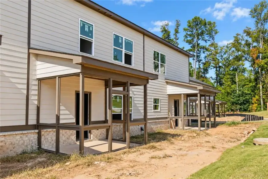 Exterior details and patio area of a home in , Norcross (Image 3). Exterior details and patio area of a home in , Norcross (Image 3).