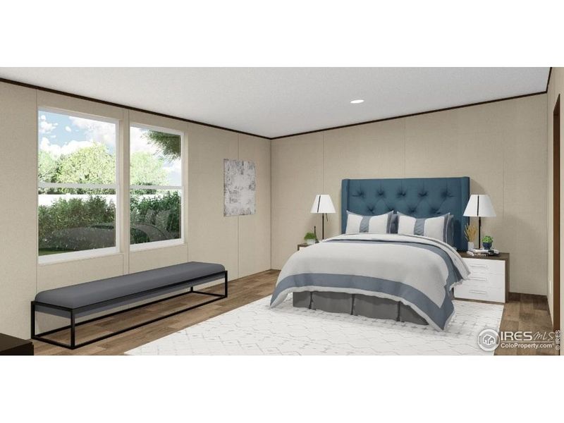 Furnished interior view inside a new home in , Briggsdale (Image 6).