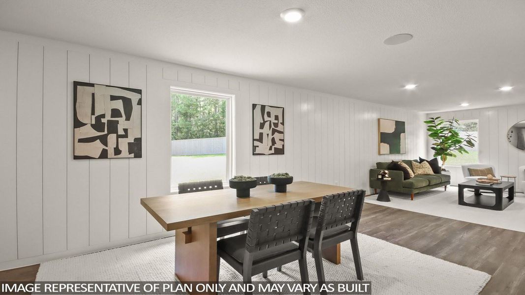 Furnished interior view inside a new home in Sunterra, Katy (Image 7).