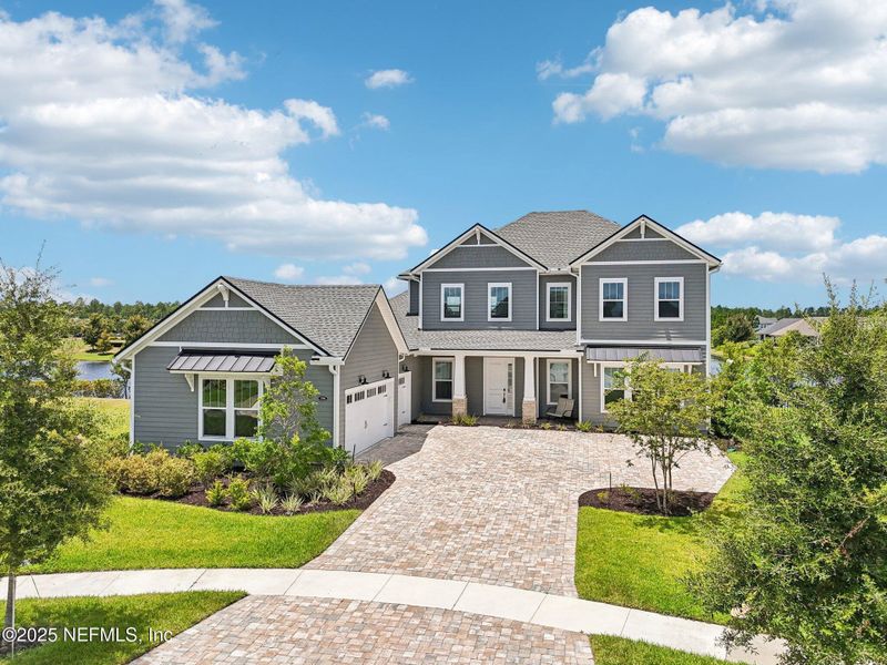 Front exterior of a new home in , St. Augustine, FL, highlighting curb appeal (Image 35).