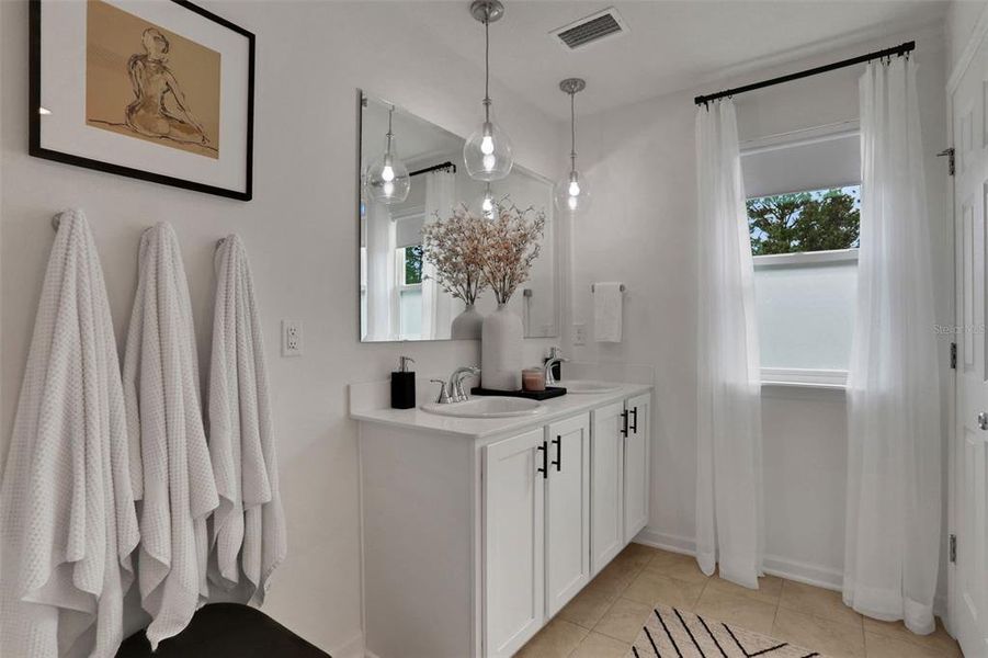 Furnished interior view inside a new home in , Palm Coast (Image 16). Furnished interior view inside a new home in , Palm Coast (Image 16).