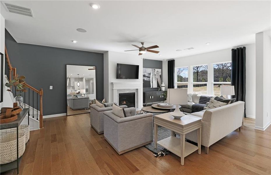 Furnished interior view inside a new home in Berkeley Mill, Cumming (Image 4).