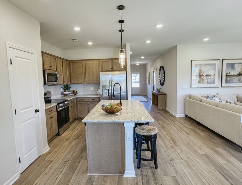 Furnished interior view inside a new home in Jackson Hills, Clarksville (Image 15).