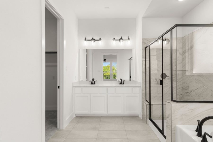 Furnished interior view inside a new home in Union Park, Little Elm (Image 7).