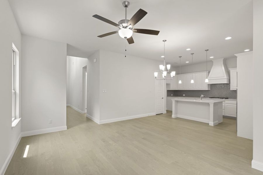 Representative unfurnished interior of a home built from the Barton by Windsor Homes in Villas at Long Branch, Rowlett (Image 15). Representative unfurnished interior of a home built from the Barton by Windsor Homes in Villas at Long Branch, Rowlett (Image 15).