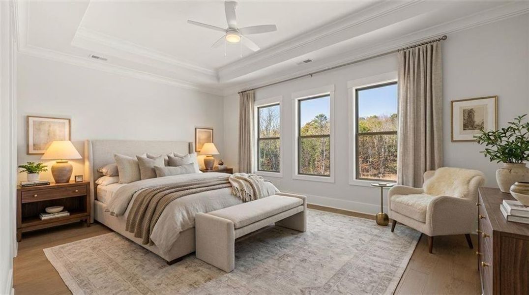 Furnished interior view inside a new home in Horizon at Laurel Canyon, Canton (Image 18).
