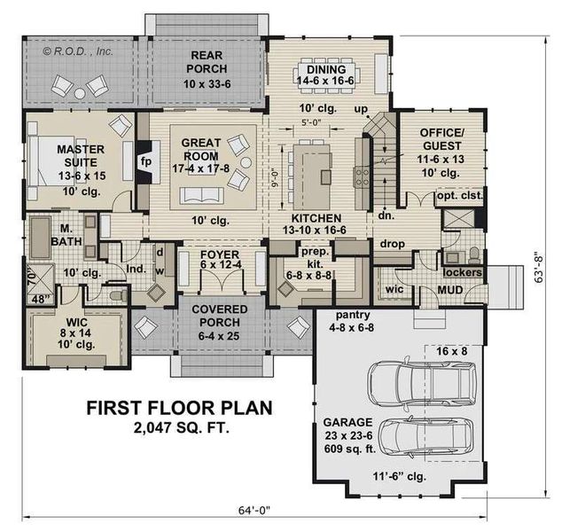 2D floor plan layout of this home in , Carrollton, GA (Image 2).