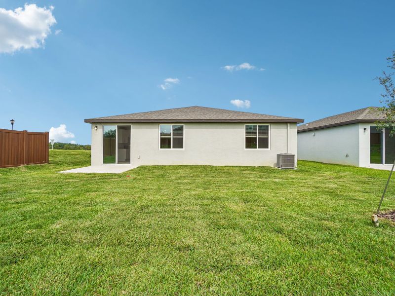 Exterior details and patio area of a home in Hilltop Vistas, Dade City (Image 3). Exterior details and patio area of a home in Hilltop Vistas, Dade City (Image 3).