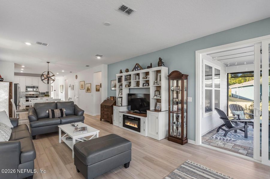 Furnished interior view inside a new home in , Yulee (Image 7).