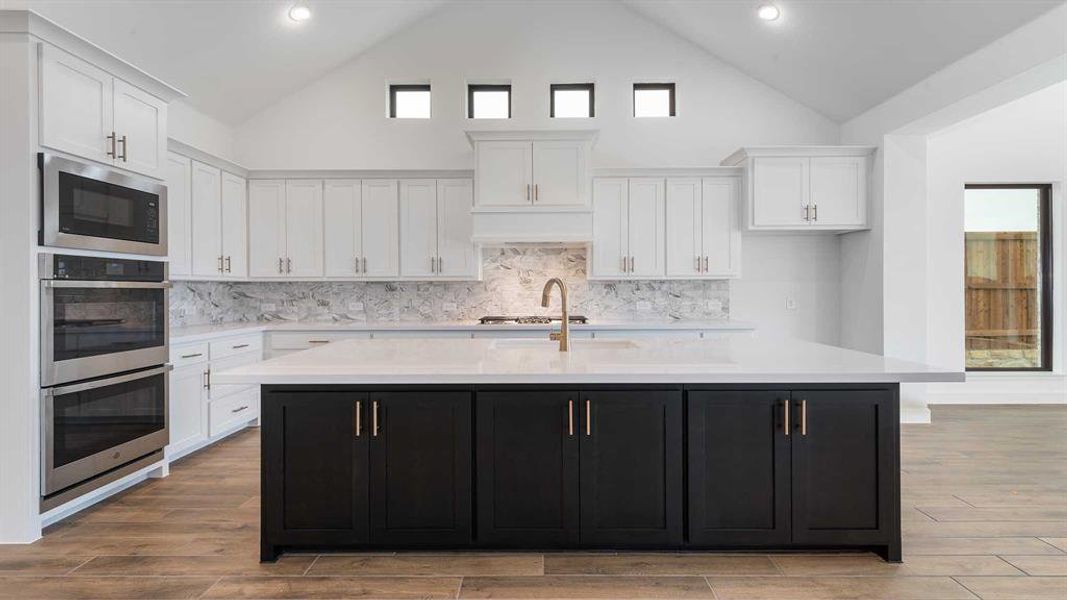 Furnished interior view inside a new home in Terraces 72', Rockwall (Image 4).