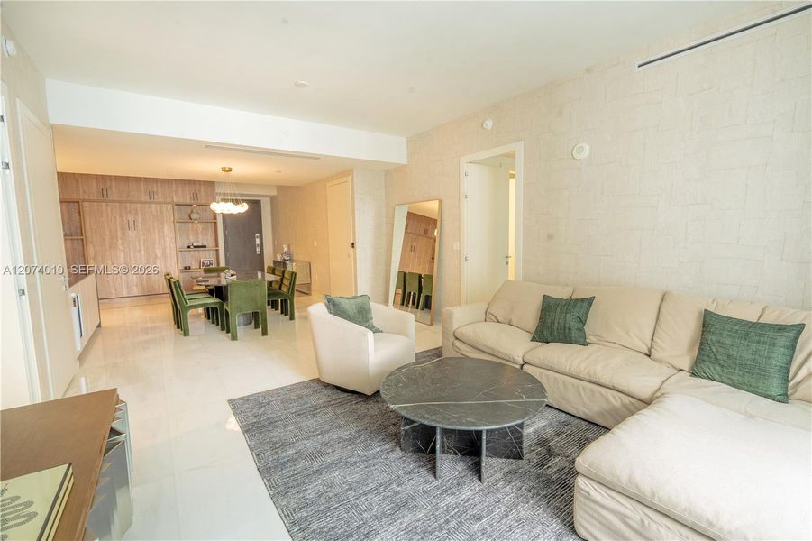 Furnished interior view inside a new home in , Miami (Image 14). Furnished interior view inside a new home in , Miami (Image 14).
