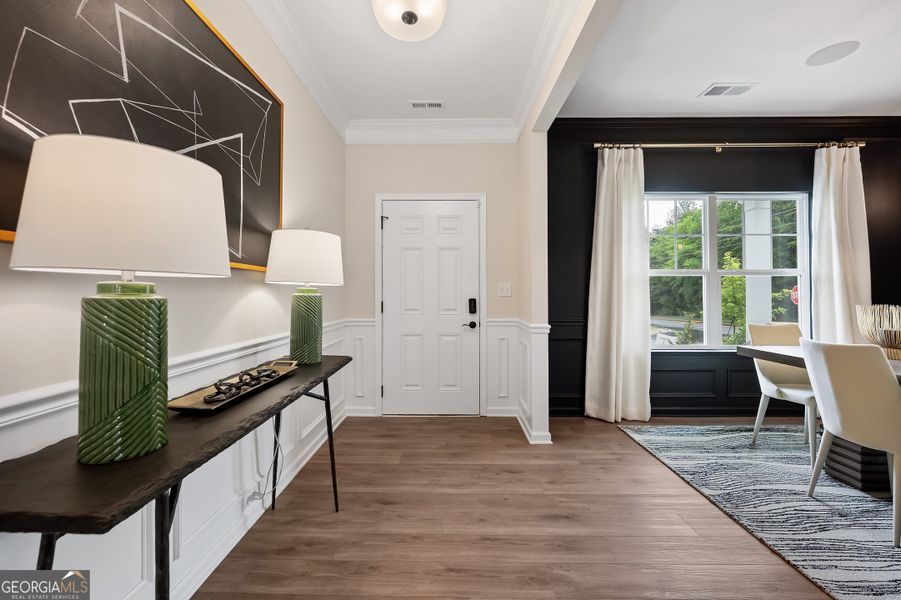 Furnished interior view inside a new home in Maddox Station, Eatonton (Image 3).