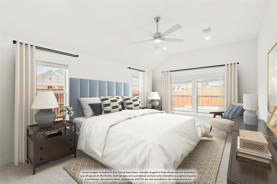 Furnished interior view inside a new home in Sutton Fields, Celina (Image 19). Furnished interior view inside a new home in Sutton Fields, Celina (Image 19).