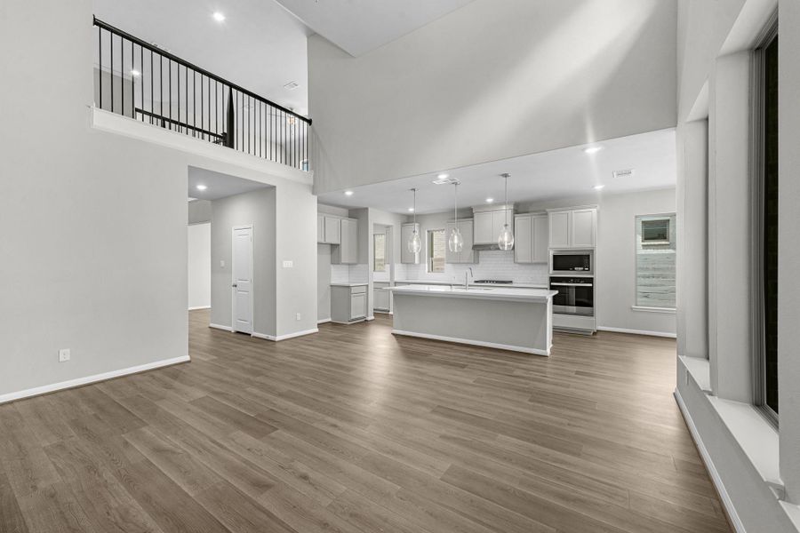 Additional view of the family room.