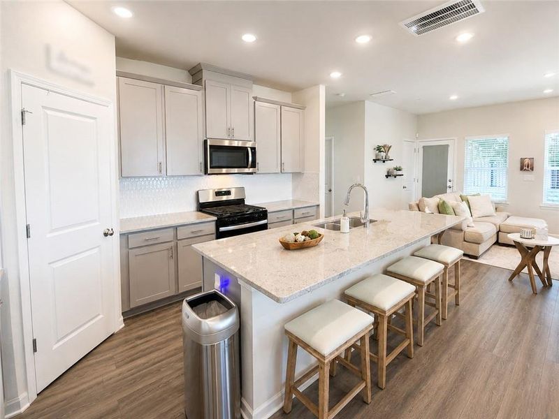 Furnished interior view inside a new home in , Smyrna (Image 6).