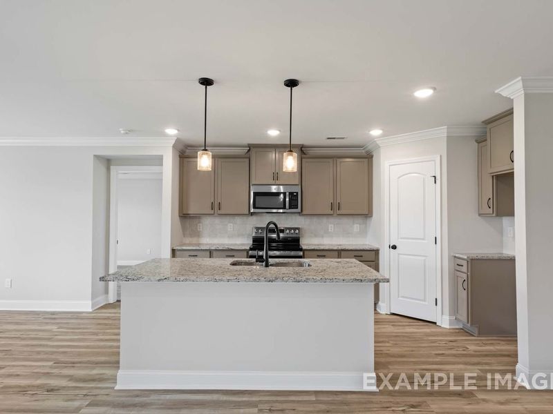 Furnished interior view inside a new home in Mercer Meadows, Royse City (Image 6). Furnished interior view inside a new home in Mercer Meadows, Royse City (Image 6).