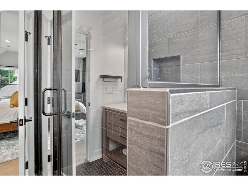 Luxurious shower in primary bathroom. Luxurious shower in primary bathroom.