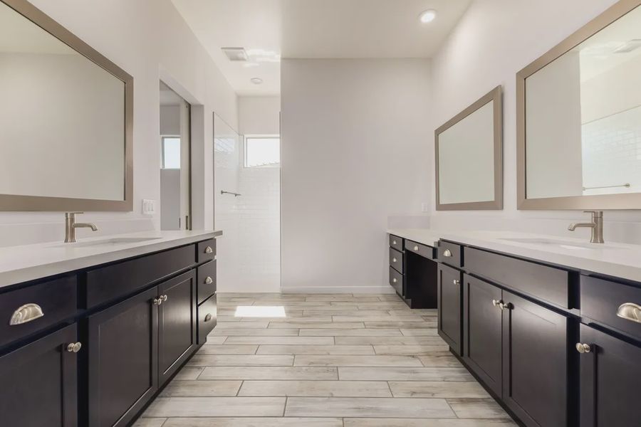 Furnished interior view inside a new home in Valencia at Granite Vista, Waddell (Image 9).