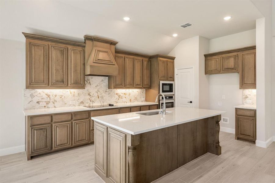 Furnished interior view inside a new home in Mockingbird Hills 60-65, Joshua (Image 9). Furnished interior view inside a new home in Mockingbird Hills 60-65, Joshua (Image 9).