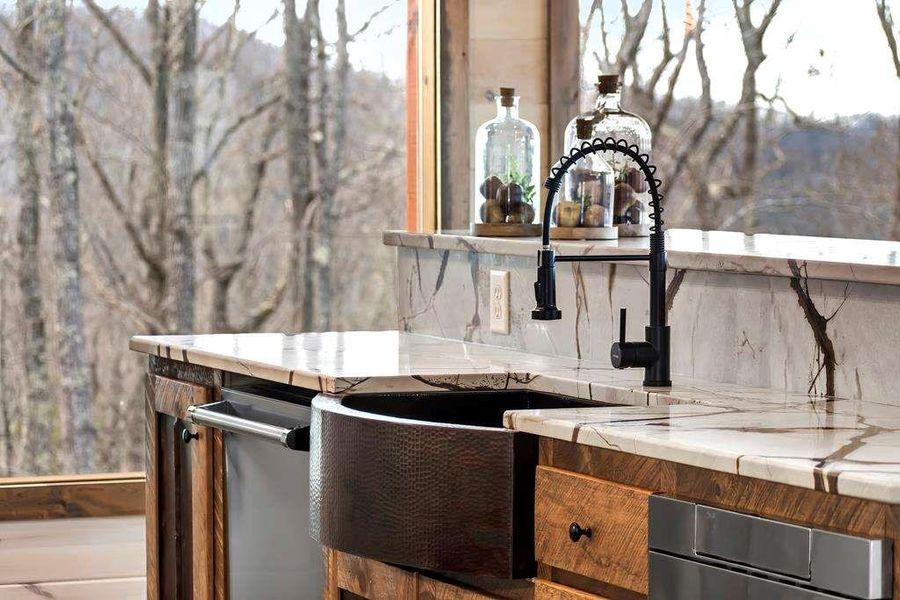 Close-up of interior finishes inside a home in , Blue Ridge (Image 18). Close-up of interior finishes inside a home in , Blue Ridge (Image 18).