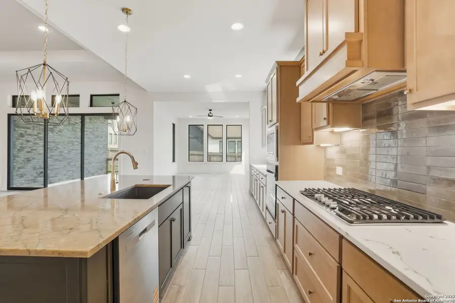 Furnished interior view inside a new home in Kinder Ranch 70's, San Antonio (Image 7). Furnished interior view inside a new home in Kinder Ranch 70's, San Antonio (Image 7).